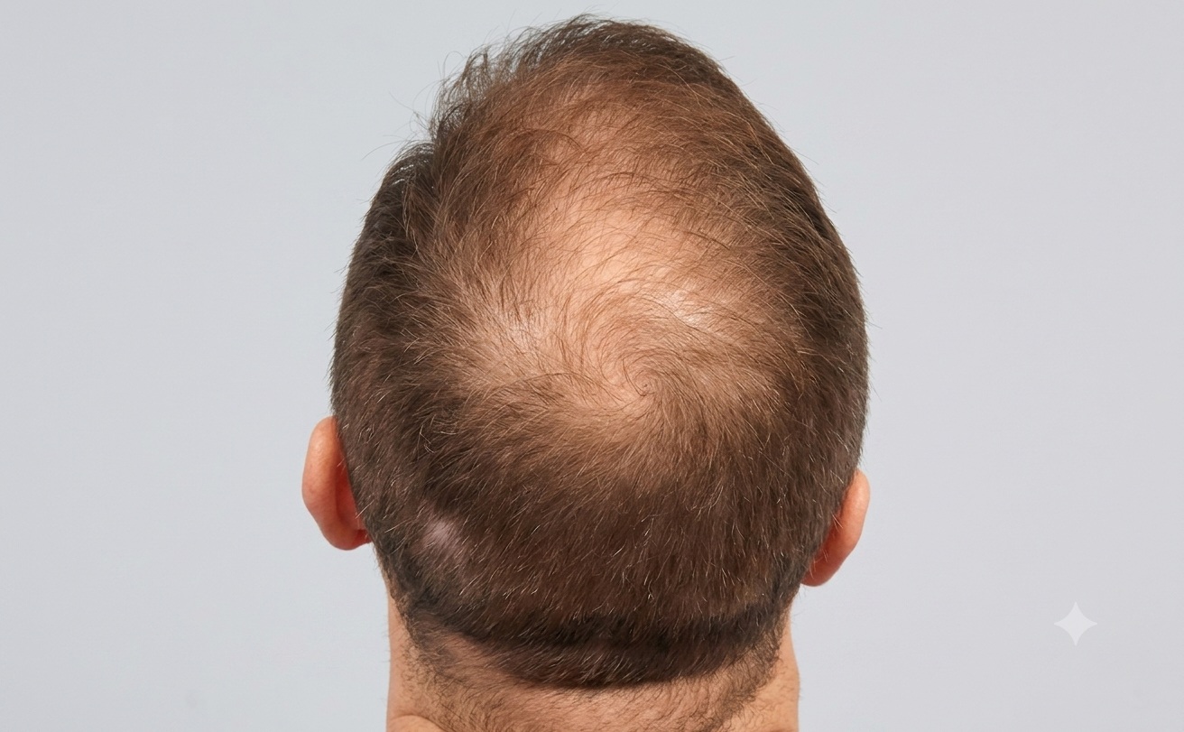 Hair fall - before treatment